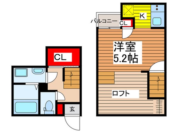 仮)CB指扇ルルの物件間取画像